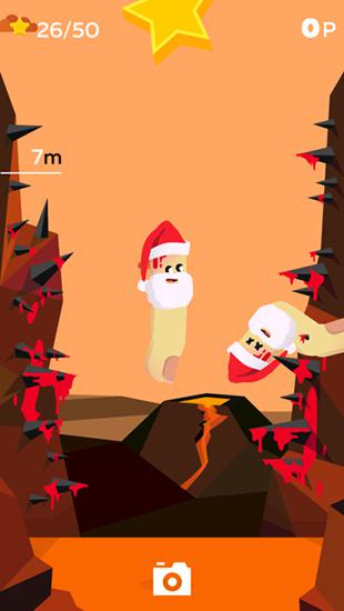 Gameplay of the Bloody finger: Jump for Android phone or tablet.