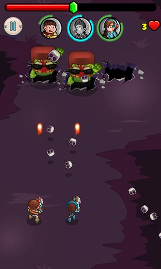 Gameplay of the Bloody sniper: Zombie planet. Zombie sniper 3D for Android phone or tablet.