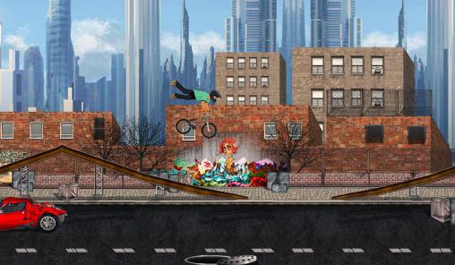 Gameplay of the BMX for boys for Android phone or tablet.