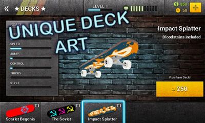 Gameplay of the Boardtastic Skateboarding for Android phone or tablet.