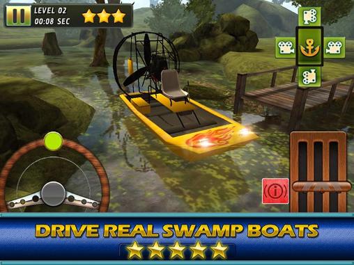 Gameplay of the Boat parking race 2015 for Android phone or tablet.