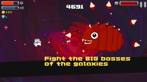 Gameplay of the Bob's space adventure for Android phone or tablet.