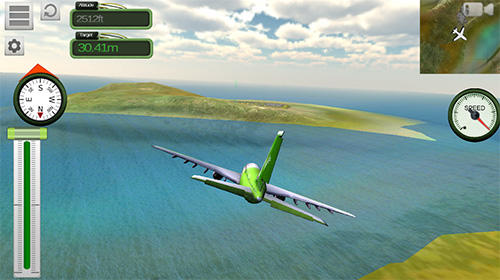 Boeing airplane simulator - Android game screenshots.