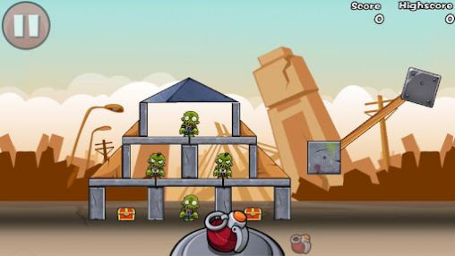 Gameplay of the Bomb the zombies for Android phone or tablet.
