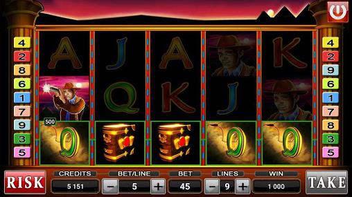 Gameplay of the Book of fate: Slot for Android phone or tablet.