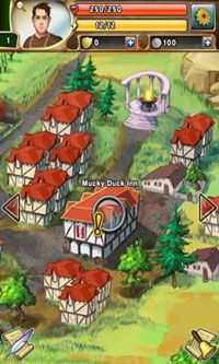 Gameplay of the Book of Heroes for Android phone or tablet.