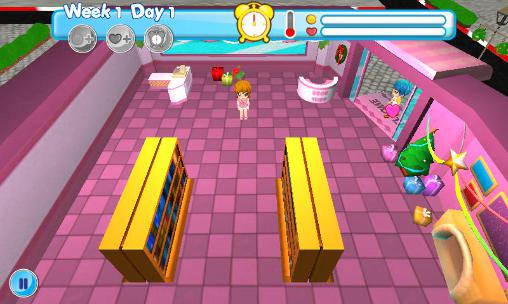 Gameplay of the Bookstore dash for Android phone or tablet.