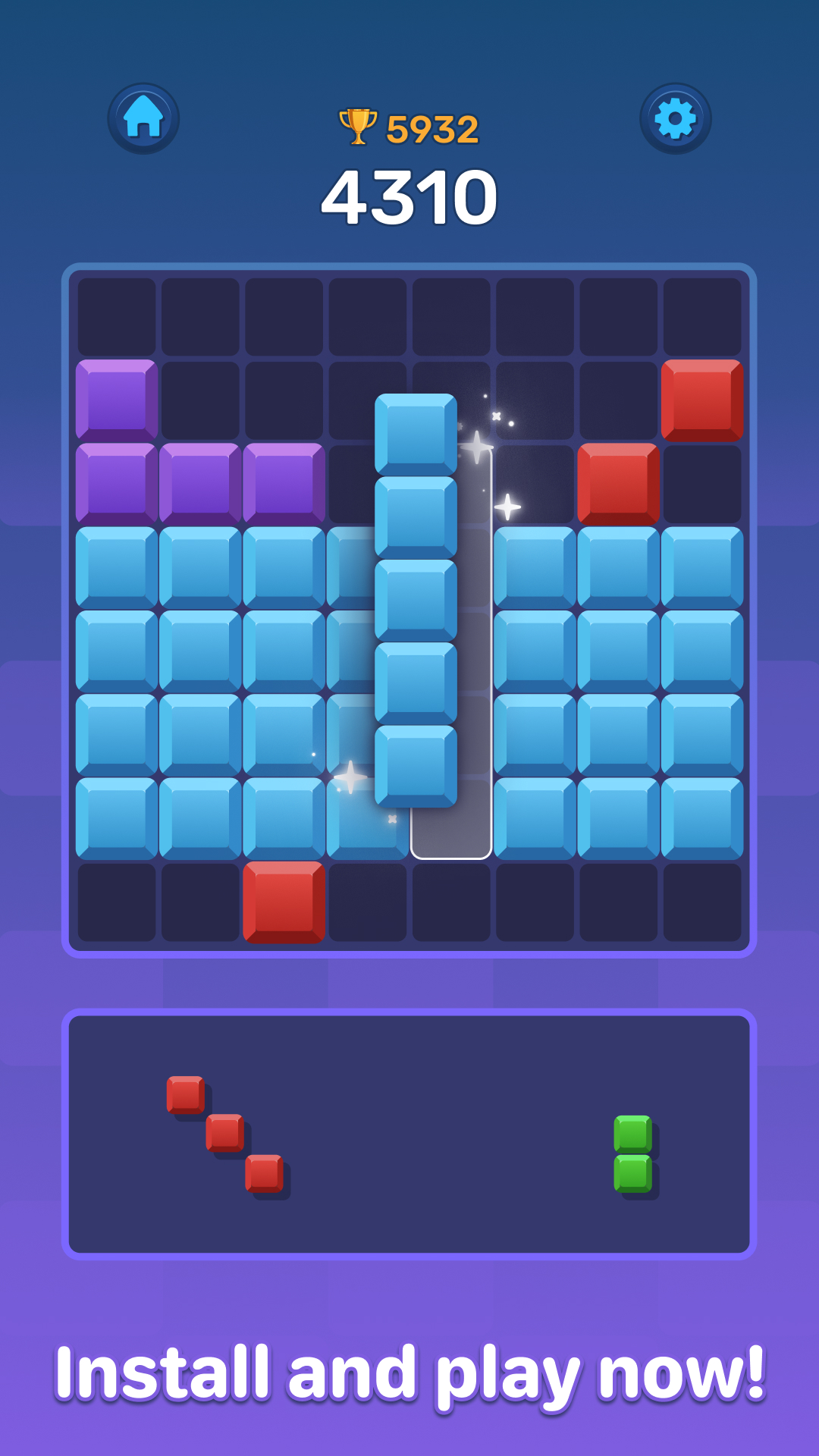 Boom Blocks Classic Puzzle - Android game screenshots.