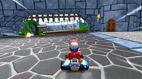 Boom karts: Multiplayer kart racing - Android game screenshots.