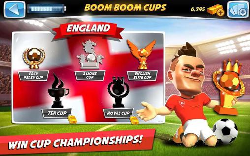 Gameplay of the Boom boom soccer for Android phone or tablet.
