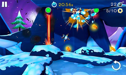 Gameplay of the Boombot for Android phone or tablet.