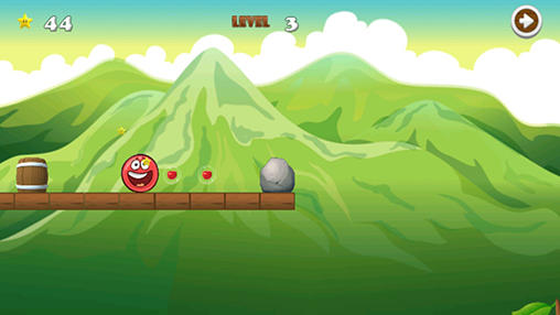 Gameplay of the Bossy red ball 4 for Android phone or tablet.