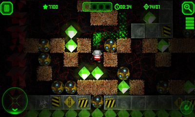 Gameplay of the Boulder Dash XL for Android phone or tablet.