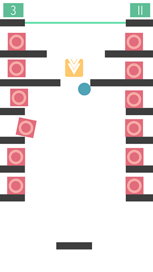 Gameplay of the Bounce for Android phone or tablet.
