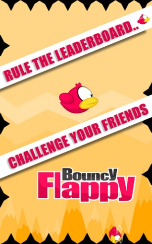 Gameplay of the Bouncy flappy for Android phone or tablet.
