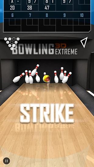 Gameplay of the Bowling 3D extreme plus for Android phone or tablet.