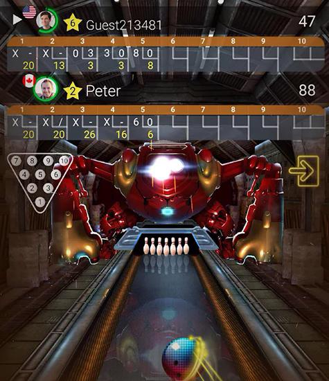 Gameplay of the Bowling central 2 for Android phone or tablet.