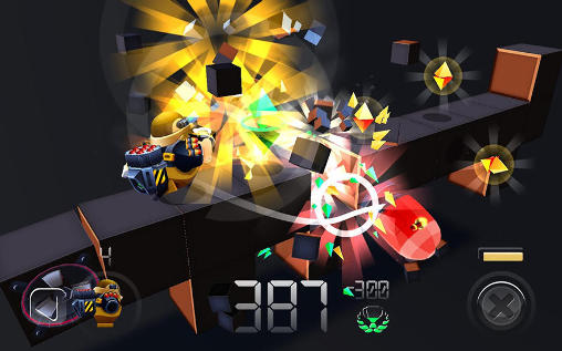 Gameplay of the Box invaders for Android phone or tablet.