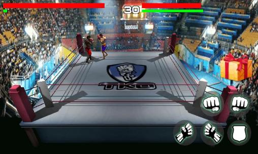 Gameplay of the Boxing: Defending champion for Android phone or tablet.