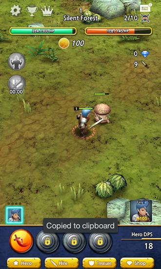 Gameplay of the Brave battle for Android phone or tablet.