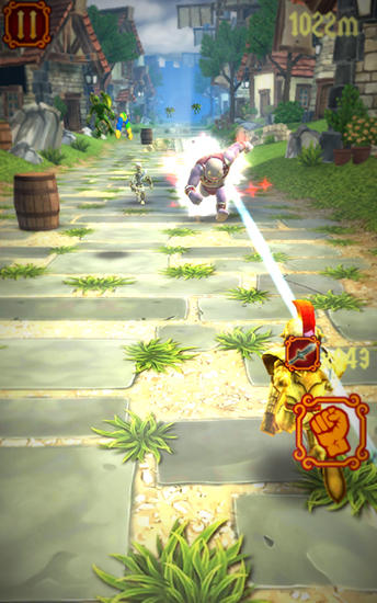 Gameplay of the Brave knight rush for Android phone or tablet.