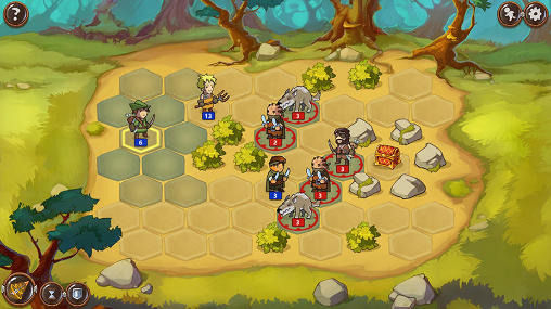 Gameplay of the Braveland: Wizard for Android phone or tablet.