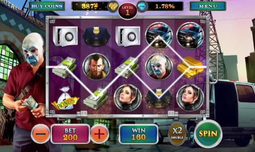 Gameplay of the Break the bank slots pokies HD for Android phone or tablet.