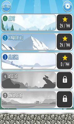 Gameplay of the Break The Ice - Snow World for Android phone or tablet.