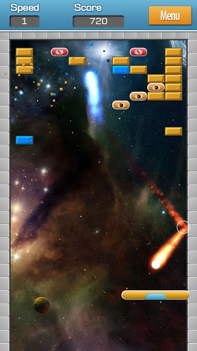 Gameplay of the Breakout battle for Android phone or tablet.