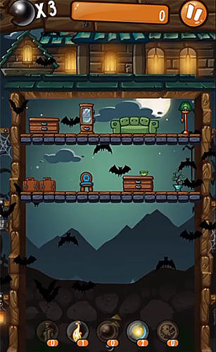 Brick breaker: Ghostanoid - Android game screenshots.