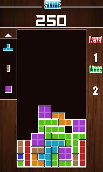 Gameplay of the Brick game for Android phone or tablet.