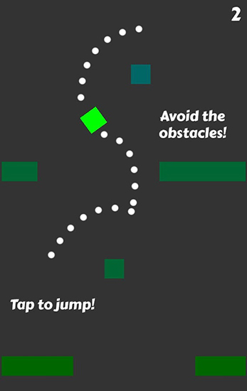 Gameplay of the Brick jump for Android phone or tablet.