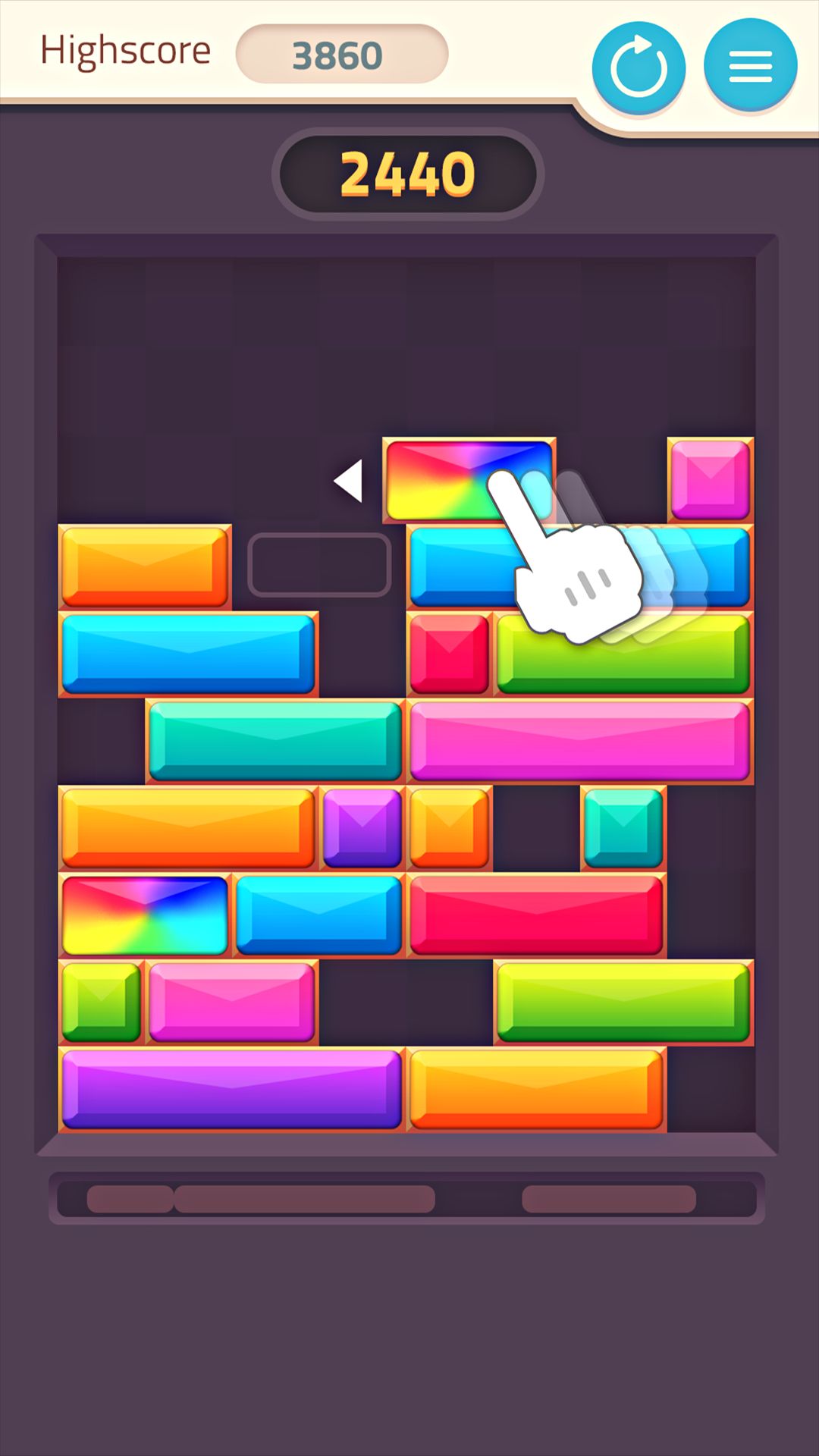 Brickdom: Block Puzzle Games - Android game screenshots.