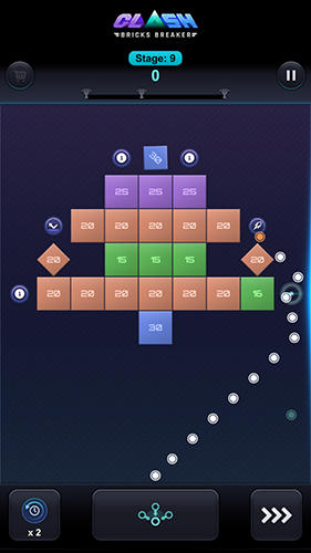 Bricks breaker clash - Android game screenshots.