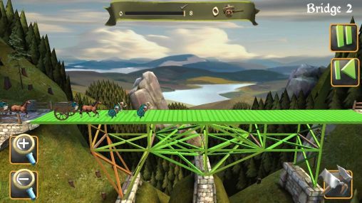 Gameplay of the Bridge constructor: Medieval for Android phone or tablet.
