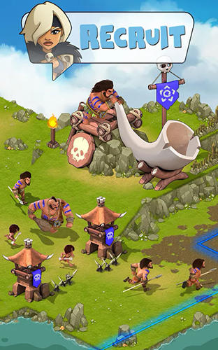 Gameplay of the Brutal age: Horde invasion for Android phone or tablet.