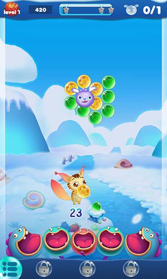 Gameplay of the Bubble adventure for Android phone or tablet.