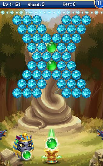 Gameplay of the Bubble Egypt for Android phone or tablet.