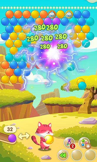Gameplay of the Bubble fizzy for Android phone or tablet.