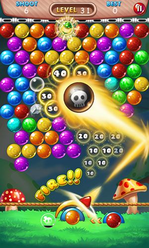Gameplay of the Bubble lamp for Android phone or tablet.