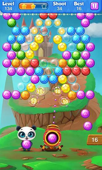 Gameplay of the Bubble panda for Android phone or tablet.