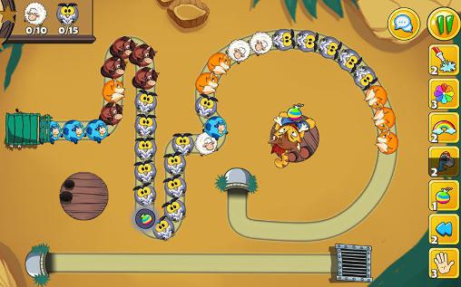 Gameplay of the Bubble zoo rescue 2 for Android phone or tablet.