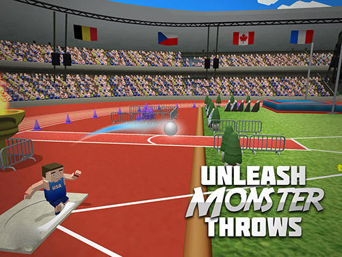 Gameplay of the Buddy athletics: Track and field for Android phone or tablet.