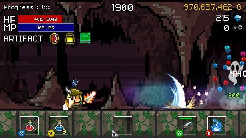 Gameplay of the Buff knight advanced! for Android phone or tablet.