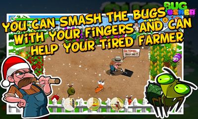 Gameplay of the Bug Crusher Winter for Android phone or tablet.