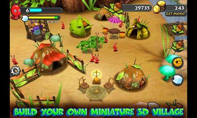 Gameplay of the Bug Village for Android phone or tablet.
