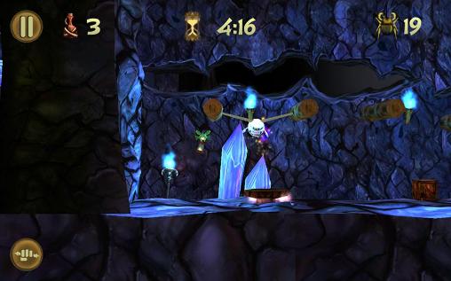 Gameplay of the Bungee mummy for Android phone or tablet.