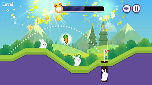 Bunny golf - Android game screenshots.