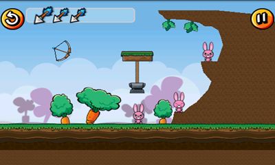 Gameplay of the Bunny Shooter for Android phone or tablet.