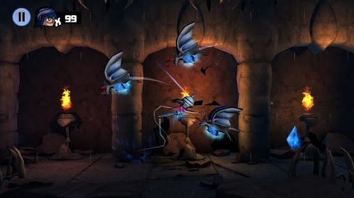 Gameplay of the Burst for Android phone or tablet.